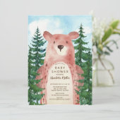 Boys Baby shower Beer Kaart (Staand voorkant)