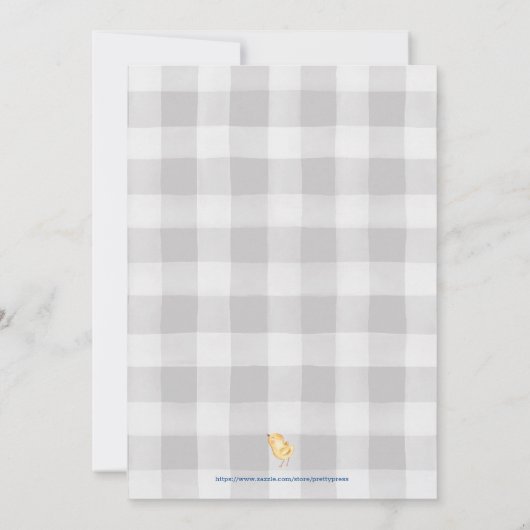 Boys Barnyard Premier Invitation d'anniversaire (Dos)