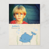 Boys Beach Pool Verjaardagsfeestje Dolfijn Nodig K Uitnodiging Briefkaart (Voorkant)