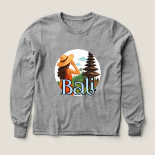 Boys Bella+Canvas Tri-blend Shirt met lange mouwen