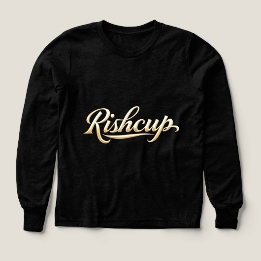 Boys Bella+Canvas Tri-blend Shirt met lange mouwen (Voorkant)