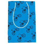 Boys Bike Pattern Medium Cadeauzakje (Voorkant)