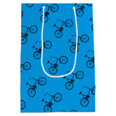Boys Bike Pattern Medium Cadeauzakje (Achterkant)