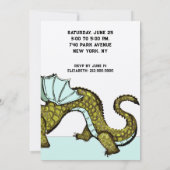 Boys Birthday Party Kaart (Achterkant)