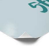 Boys Blue Avion Voyage Affiche de bienvenue d'anni (Coin)