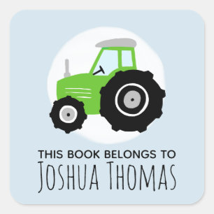 Boys Blue Dit boek behoort tot de Kind van de Groe Vierkante Sticker