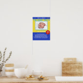 Boys Blue Yellow Keepomwille Foto Birth Poster (Keuken)