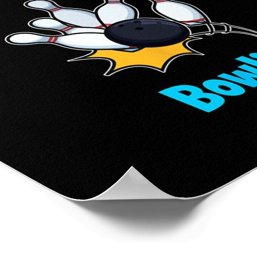 Boys Bowling Shirt Kinder Bowling Poster (Hoek)