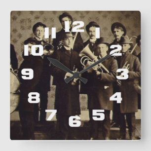  Boys Brass Band Warschau Indiana Vierkante Klok