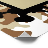 Boys Camouflage Militaire Nom de l'Armée Poster (Coin)