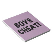 Boys Cheat Notitieblok (Schuin)