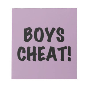 Boys Cheat Notitieblok