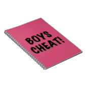 Boys Cheat Notitieboek (Rechterzijde)