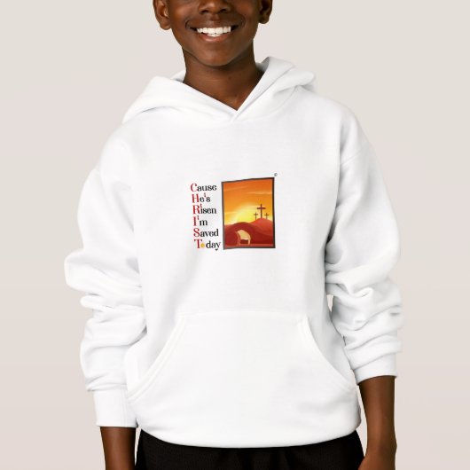 Boys Christ Afkorting Hoodie (Voorkant)