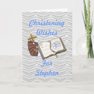 Boys Christenings Book Kaart
