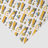 Boys Construction Dump Trucks Party Supply Tissuepapier (Detail)