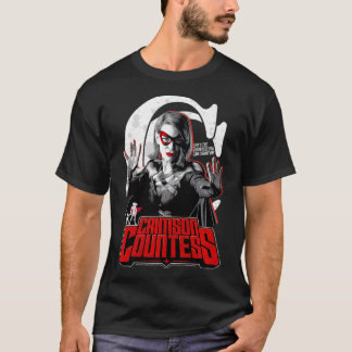 Boys Crimson Countess Retro Poster Premium T-shirt