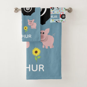 Boys Cute and Modern Farm Tracteur et Name Kids