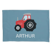 Boys Cute Boerderij Animal Tractor Naam Kinder Kussensloop (Voorkant-Links)