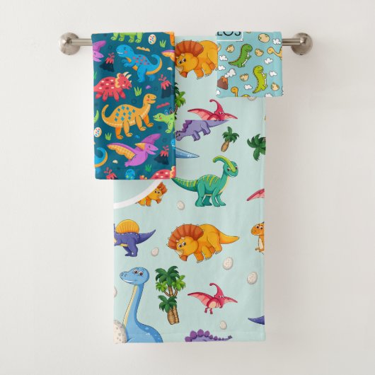 Boys Cute Dinosaur Motif & Nom Enfants (En situation)