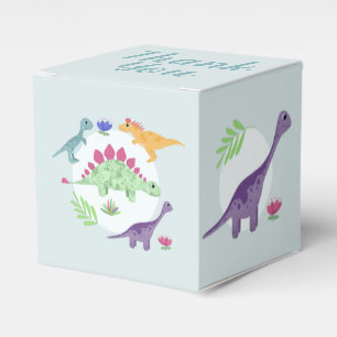 Boys Cute Dinosaur T-Rex Baby shower Bedankdoosjes