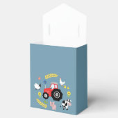 Boys Cute Farm Animals Tractor Baby shower Bedankdoosjes (Geopend)