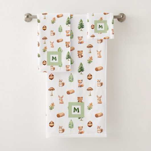 Boys Cute Forest Animaux (En situation)