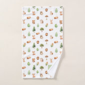 Boys Cute Forest Animaux (Serviette à main)
