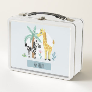 Boys Cute Giraffe en Zebra Safari Toddler Kinder
