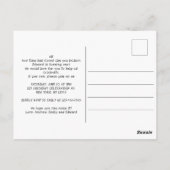 Boy's Cute Outer Space 1er Anniversaire Invitation (Dos)