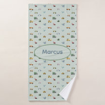 Boys Cute Transport Voiture Motif monogramme Enfan