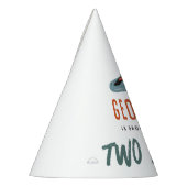 Boys Cute Two Fast 2nd Birthday Racing Car Feesthoedjes (Links)