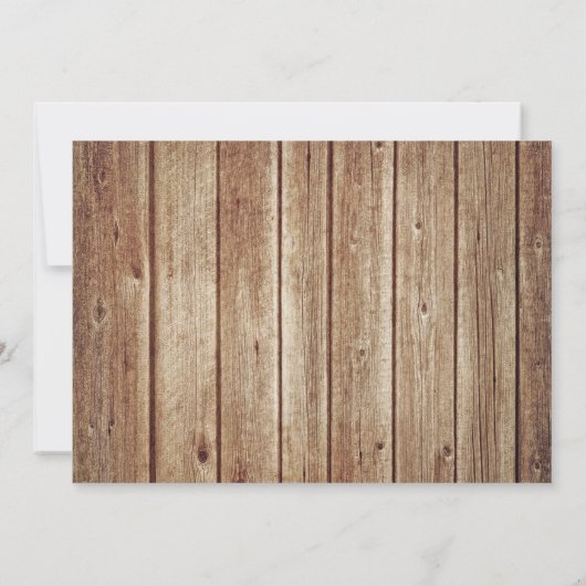 Boys Deer Hunter Invitation Anniversaire (Dos)