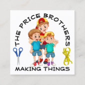 Boys Designers Carte de visite (Devant)