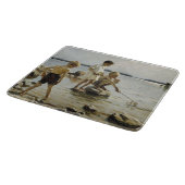Boys die op de kust spelen (door Albert Edelfelt) Snijplank (Hoek)