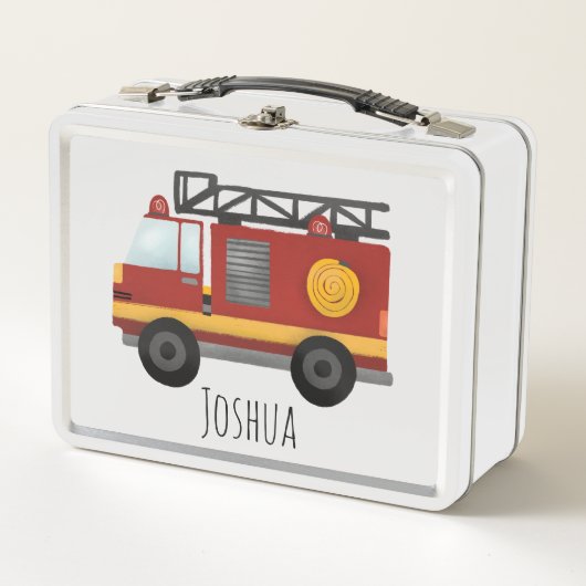 Boys Fire Engine Truck Kinder School (Voorkant)
