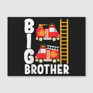 Boy's Fire Truck Fire Theme Big Brother Brandweerw