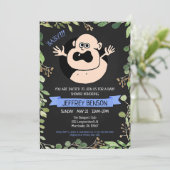 Boys Fun Baby shower Invitation (Debout devant)