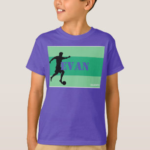 Boy's gepersonaliseerde T Shirt Green Bands HAMbWG