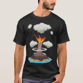 Boys Girls Volcano Lover Cool Lava Cute Geology T-shirt (Voorkant)