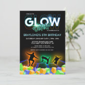 Boys Glow Trampoline Park Kaart (Staand voorkant)