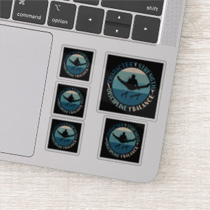 Boys Gymnastics Character Strength Discipline Sticker