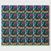 Boys Gymnastics Rings Cadeaupapier (Vlak)