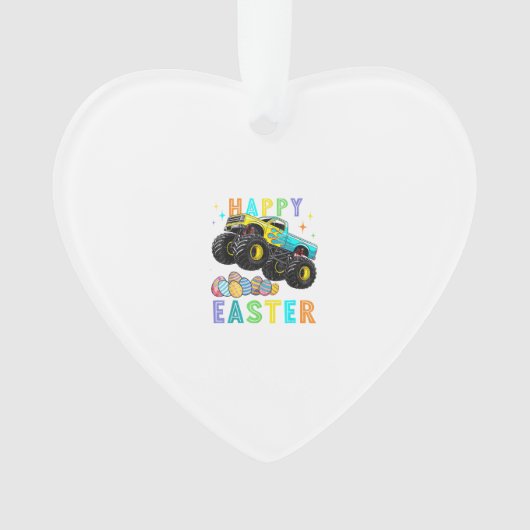 Boys Happy Easter Monster Truck Easter Eggs Toddle (devant)