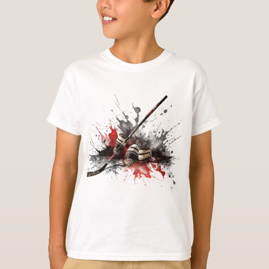 Boys Hockey T-shirt (Voorkant)