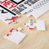 Boys Hockey Terminology Personalized Legpuzzel (Zijkant)