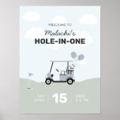 Boys' Hole-In-One Golf 1ère Affiche de bienvenue d (Devant)