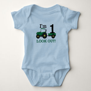 Boys II,Boerderij Tractor-verjaardag Romper