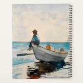 Boys in a Dory (1880) van Winslow Homer Planner (Achterkant)