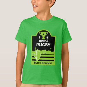 Boys Junior Rugby speelt T-Shirt